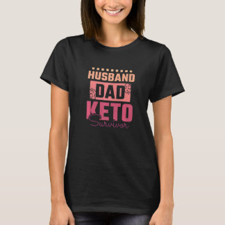 Camiseta Marido Padre Keto Superviviente Hombres