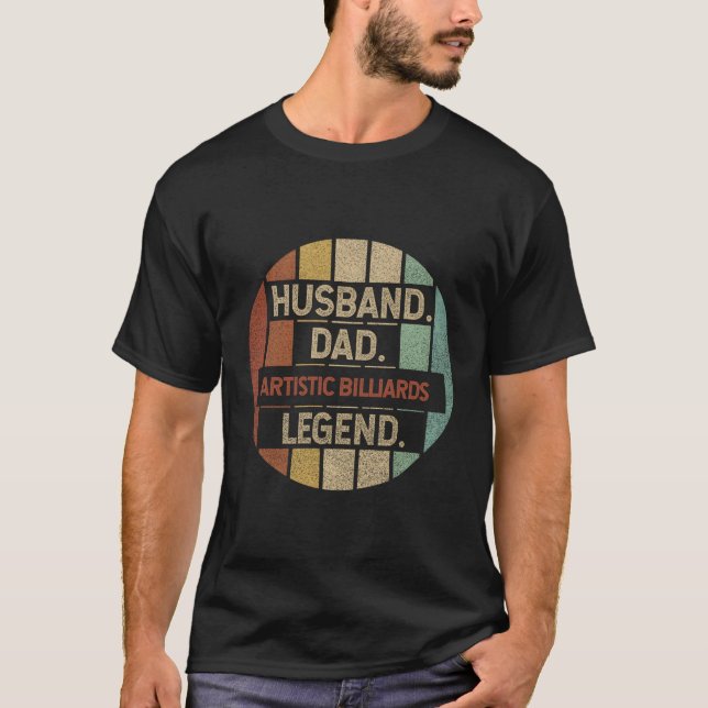 Camiseta Marido papá Billiards Legend (Anverso)