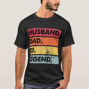 Camiseta Marido Papá DJ Legend Funny DJ Disc Jockey Music P