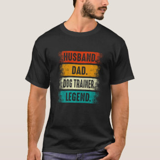 Camiseta Marido papá entrenador de perros Leyenda Perro Fat