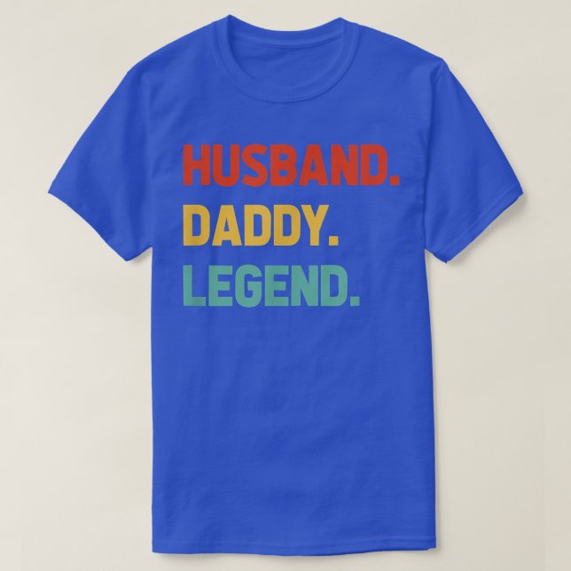 Camiseta Marido papá Legend - Dia de los padres divertidos  (Diseño del anverso)