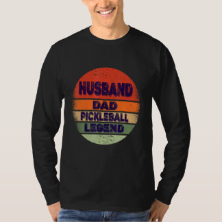 Camiseta Marido papá Leyenda Pickleball Funny Padre Vintage