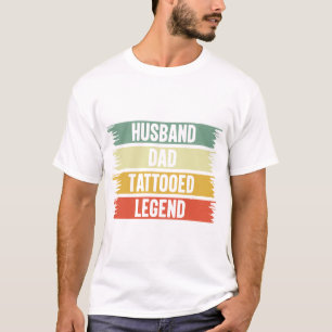 Camiseta Marido papá Tatooed Legend