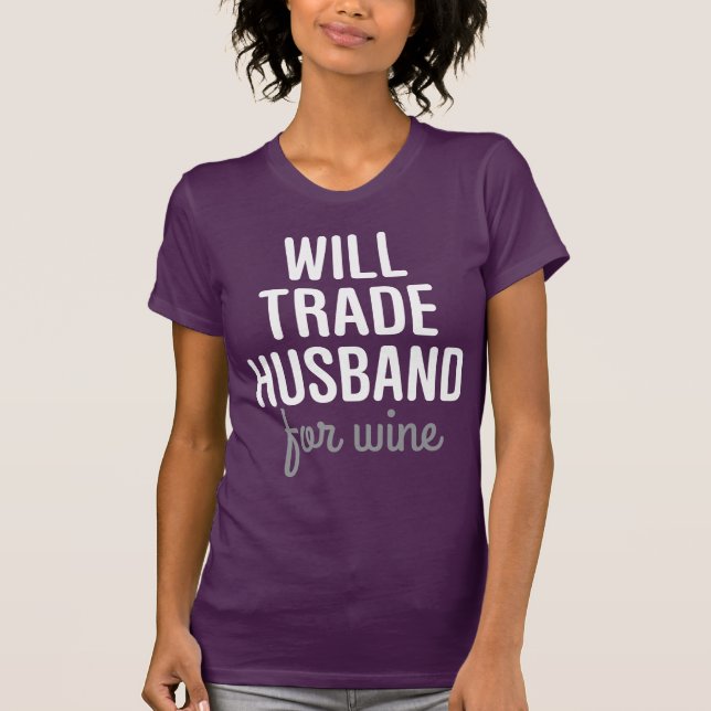 Camiseta Marido para el vino (Anverso)