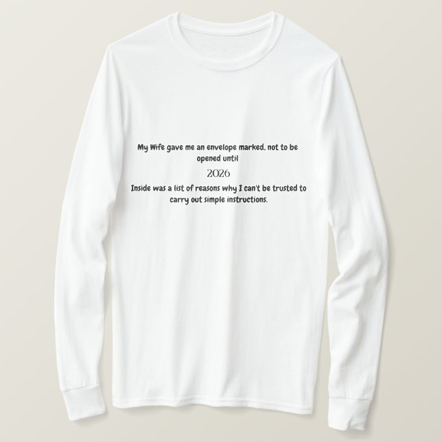 Camiseta Marido T-Shirt (Anverso del diseño)