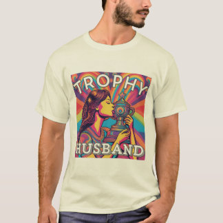 Camiseta Marido trofeo 1 Psicodélico