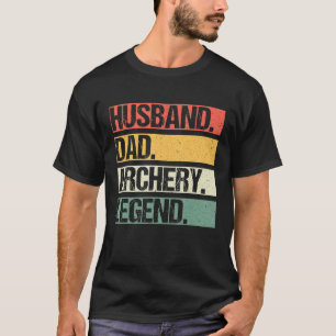 Camiseta Marido Vintage Papá Arco Leyenda Padres Deportivos