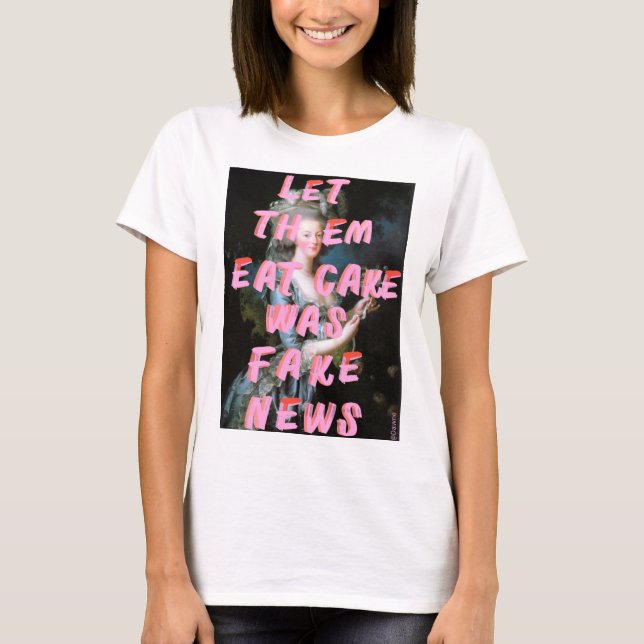 Camiseta Marie Antoinette Déjalos Comer Pastel (Anverso)