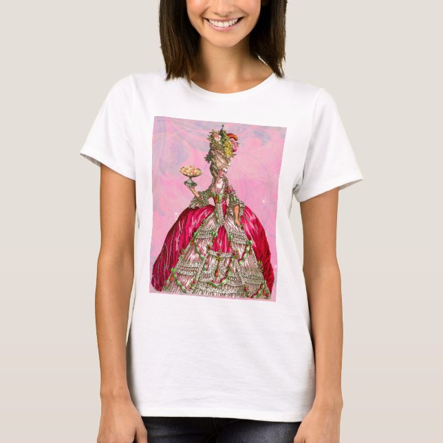 Camiseta Marie Antoinette Déjalos Comer Pastel (Anverso)