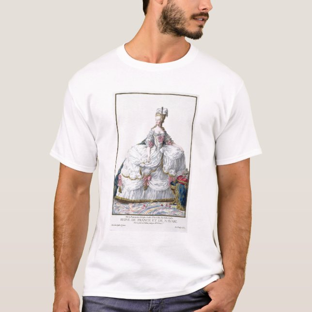 Camiseta Marie Antonieta (1752-93) de 'DES Estam de Receuil (Anverso)