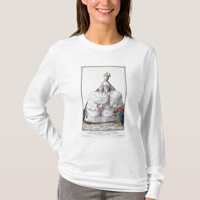Camiseta Marie Antonieta (1752-93) de 'DES Estam de Receuil (Anverso)