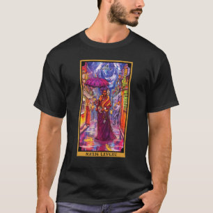 Camiseta Marie Laveau Justice Tarot Card Voodoo Witch New O