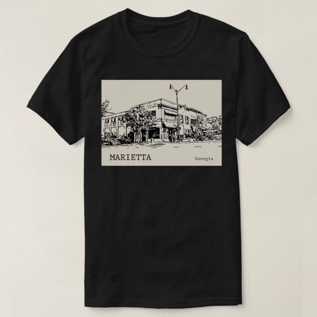 Camiseta Marietta Georgia TShirt 2 (Diseño del anverso)