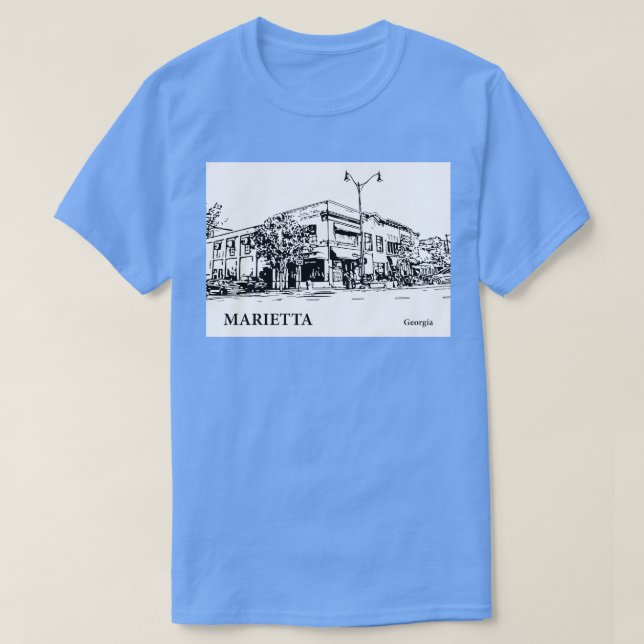 Camiseta Marietta Georgia TShirt 3 (Diseño del anverso)