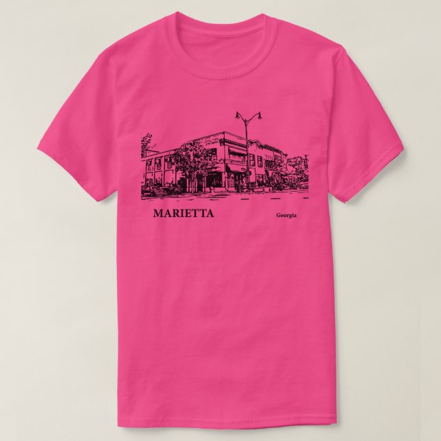 Camiseta Marietta Georgia TShirt 4 (Diseño del anverso)