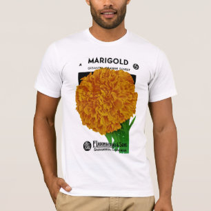 Camiseta Marigold Vintage Seed Packet
