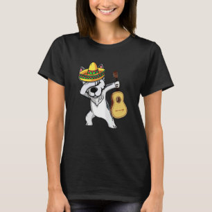 Camiseta Marihuana de Dabbing Husky Cinco De Mayo Poncho So