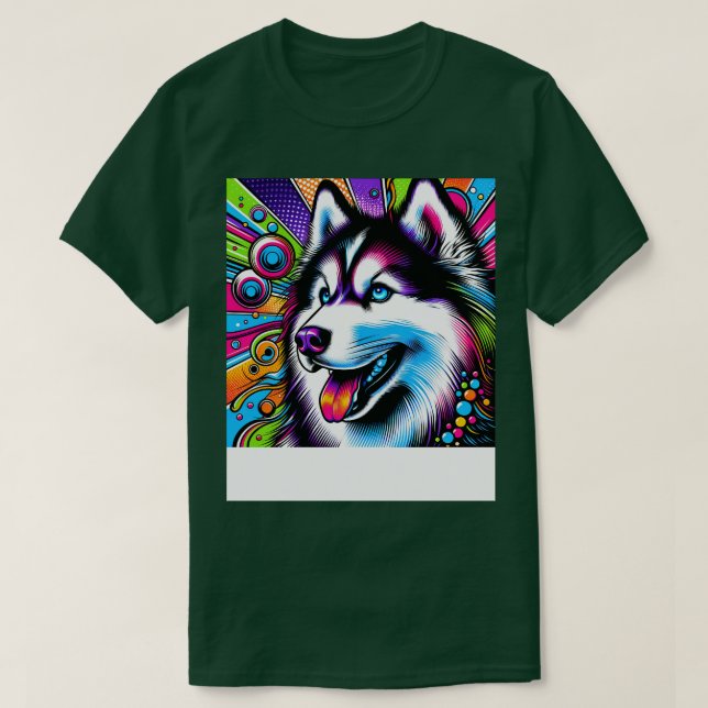 Camiseta Marihuana siberiana Husky Tee Sleek Cañón 1 (Diseño del anverso)