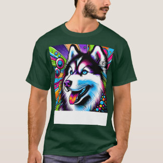 Camiseta Marihuana siberiana Husky Tee Sleek Cañón 1