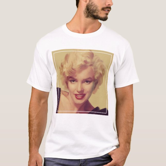 Camiseta Marilyn en negro (Anverso)
