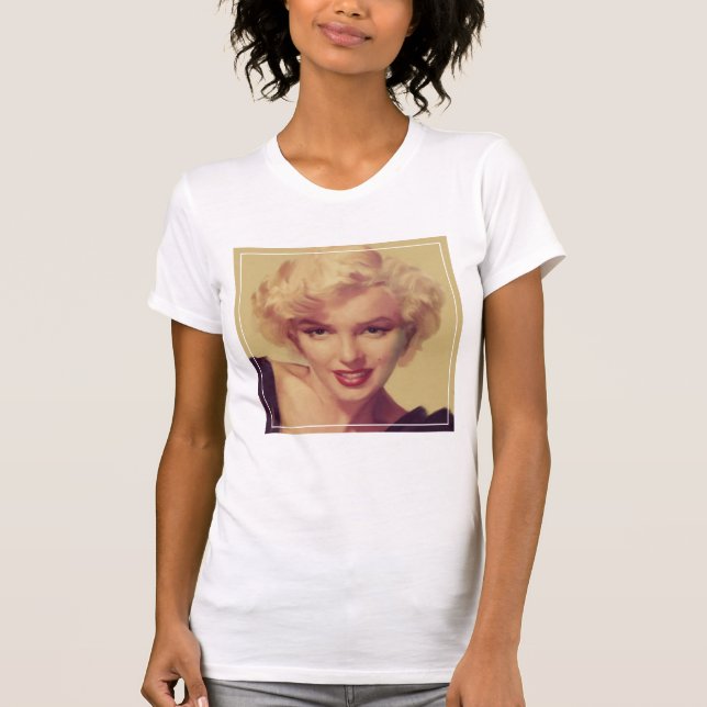 Camiseta Marilyn en negro (Anverso)