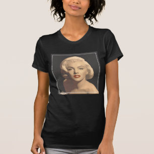 Camiseta Marilyn gris gráfica