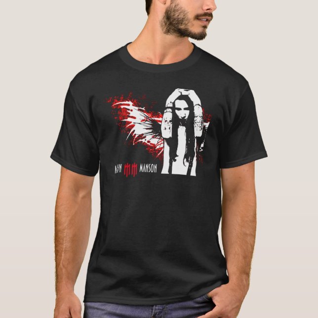 Camiseta Marilyn Manson Aribute to the God of Shock Rock bo (Anverso)