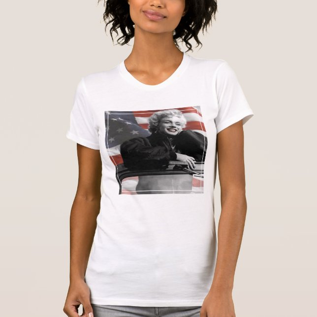 Camiseta Marilyn patriótica (Anverso)