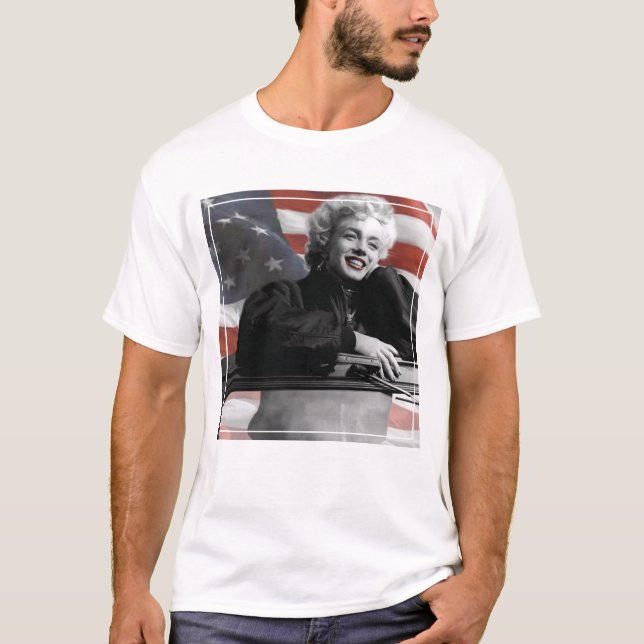 Camiseta Marilyn patriótica (Anverso)