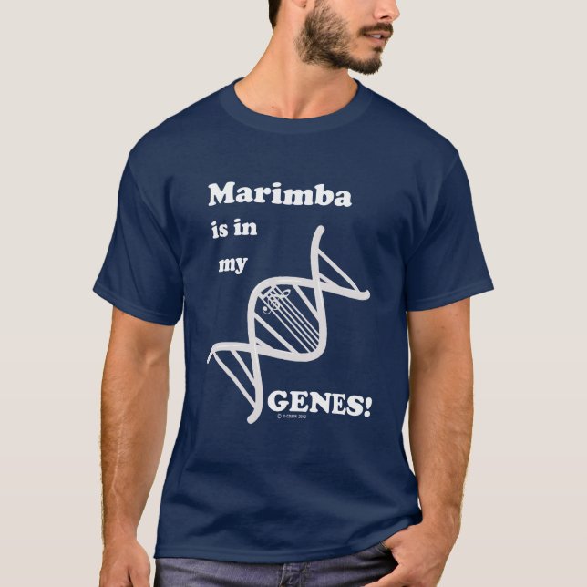 Camiseta Marimba Está En Mis Genes (Anverso)