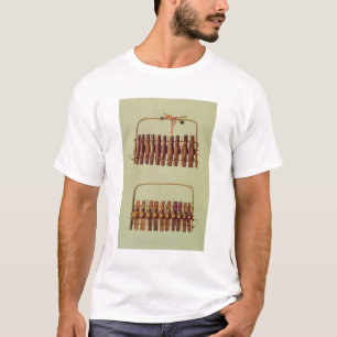 Camiseta Marimba, frente y visiónes traseras, surafricanos,