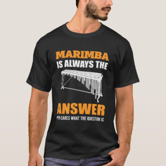 Camiseta Marimba Instrument Marimba Player