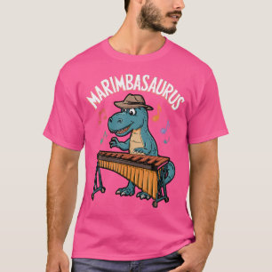 Camiseta Marimbasaurus Dinosaurio Musista Vibraphonist Trex
