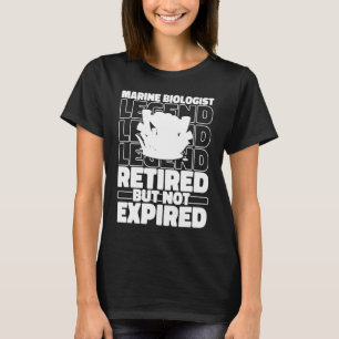 Camiseta Marín, biólogo marino retirado oceanólogo oceánico