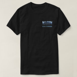 Camiseta Marin California Mt Tamalpais en LETTERS Design T
