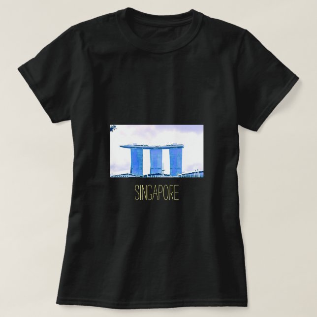 Camiseta Marina Bay Sands, Singapur (Diseño del anverso)