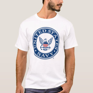 Camiseta Marina de Estados Unidos Alteración naval Emblem