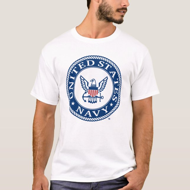 Camiseta Marina de Estados Unidos | Alteración naval Emblem (Anverso)