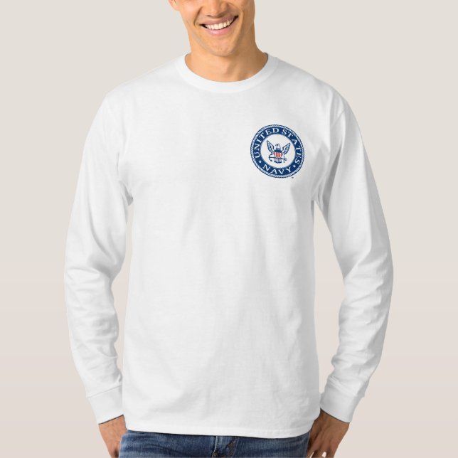 Camiseta Marina de Estados Unidos | Alteración naval Emblem (Anverso)