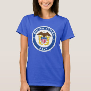 Camiseta Marina de Estados Unidos   Oficial Escudo