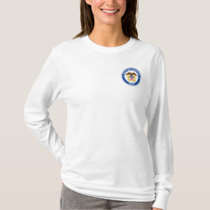 Camiseta Marina de Estados Unidos   Oficial Escudo