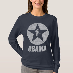 Camiseta Marina de guerra de la estrella de Obama