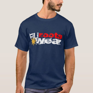 Camiseta marina de guerra del filirootswear