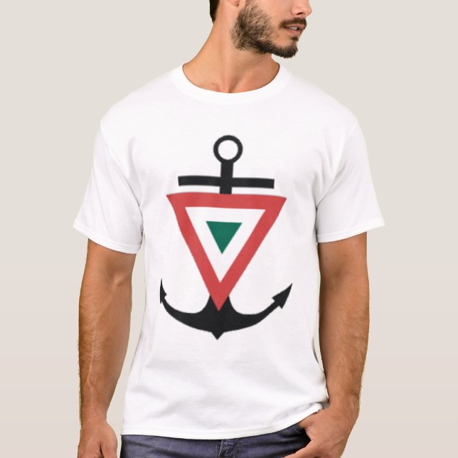 Camiseta marina de guerra del mexicam, puerto deportivo de (Anverso)