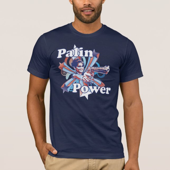 Camiseta Marina de guerra del poder de Palin (Anverso)