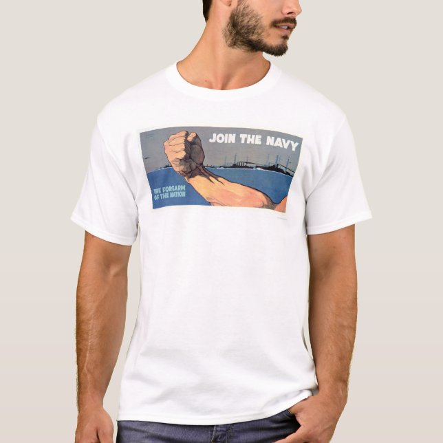 Camiseta Marina de guerra - el antebrazo de la nación (Anverso)