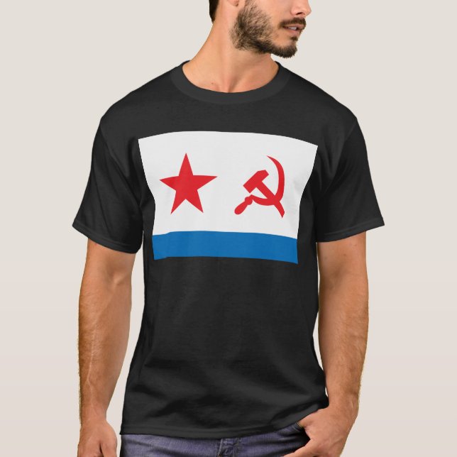 Camiseta Marina de guerra Jack de URSS (Anverso)