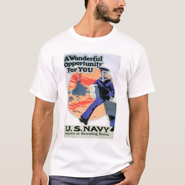 Camiseta Marina de guerra - una oportunidad maravillosa (Anverso)