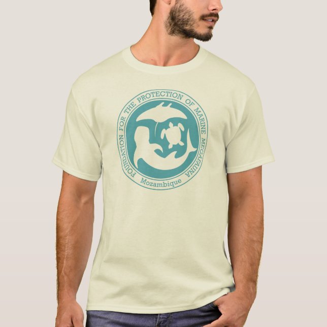 Camiseta marina de Megafauna (Anverso)