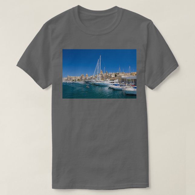 Camiseta Marina de Yate Vittoriosa de Malta (Diseño del anverso)